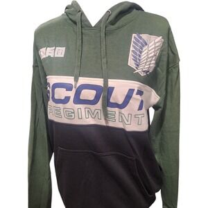 Attack on Titan Scout Regiment Hoodie Men's M  Funimation Wings of Freedom Anime